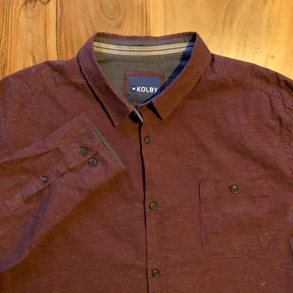 Burgundy Over Shirt - Picture 1 of 1